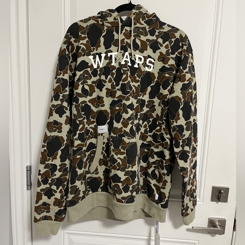 NWT - WTAPS Men’s Relaxed Fit Camo Hoodie - Made in Japan - Size 2 / US M